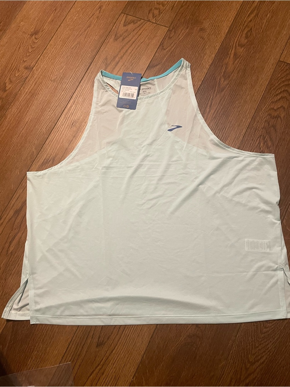 Brooks Sprint Free Running Tank Top Mint Green XXL NWT Lightweight Layer